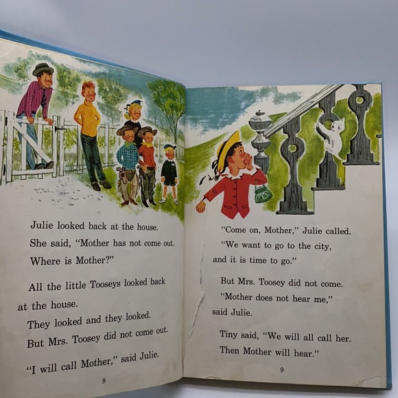 1950s Tiny Toosey’s Birthday Primary Grade Hardcover Reader - Picture 8 of 12